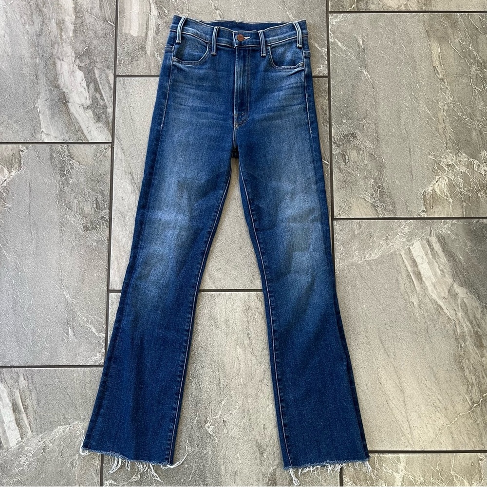 💙 Mother The Hustler Ankle Fray Jeans Size 24 Satisfaction, Guaranteed